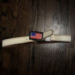 Vintage American Flag belt | Genuine Leather | Sold As-is!